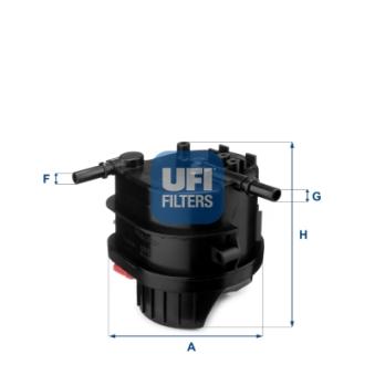 Filtre à carburant UFI OEM 1677302