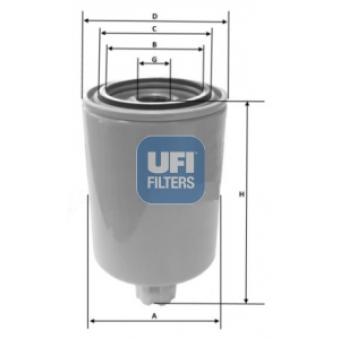 Filtre à carburant UFI OEM 3890706 Filtre à carburant UFI OEM 3890706