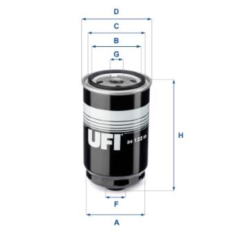 Filtre à carburant UFI OEM 319224H001