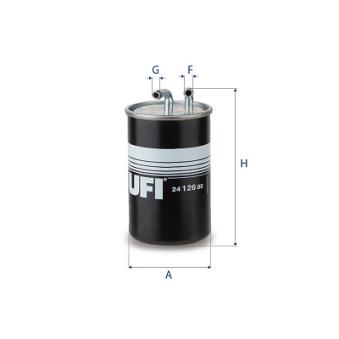 Filtre à carburant UFI OEM 1770A024