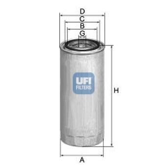 Filtre à carburant UFI [24.310.00]