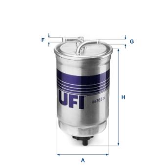 Filtre à carburant UFI OEM 1655556