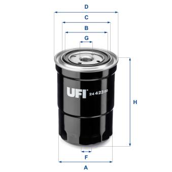 Filtre à carburant UFI OEM XE132525