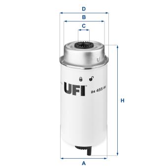 Filtre à carburant UFI OEM 1370779