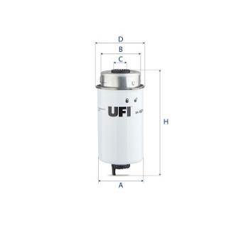 Filtre à carburant UFI OEM 1685852