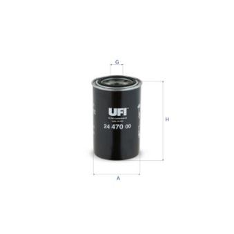 Filtre à carburant UFI OEM 1236385 Filtre à carburant UFI OEM 1236385