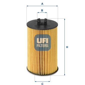 Filtre à huile UFI OEM 650311