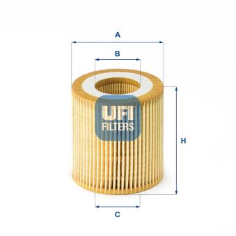 Filtre à huile UFI OEM BB3Q6744BA