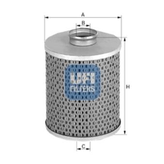 Filtre hydraulique, direction UFI OEM 3144305m1