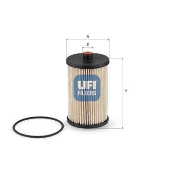 Filtre à carburant UFI OEM 2E0127159
