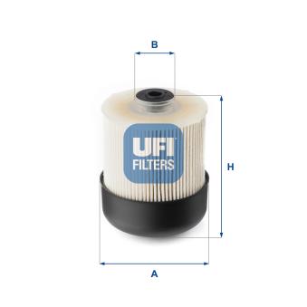 Filtre à carburant UFI OEM 6070900752