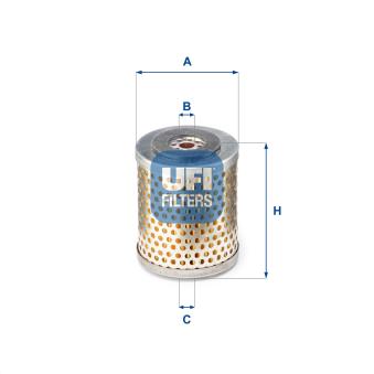Filtre à carburant UFI OEM 2015032890