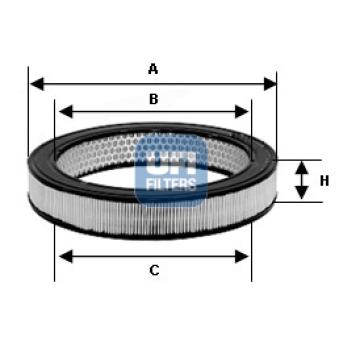 Filtre à air UFI OEM 1780141100