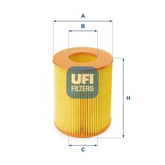Filtre à air UFI OEM 1660940004