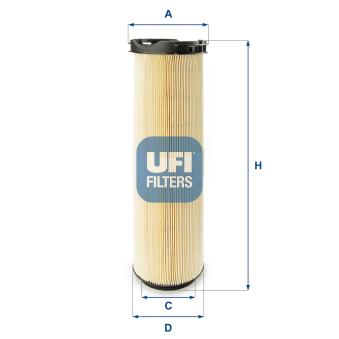 Filtre à air UFI OEM 6110940204