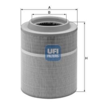 Filtre à air UFI 27.B03.00 pour HYUNDAI S COUPE 1.5 i - 88cv