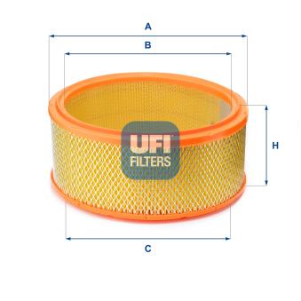 Filtre à air UFI [27.C95.00]