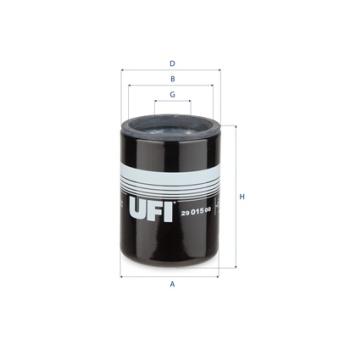 Filtre de liquide de refroidissement UFI OEM 54662061