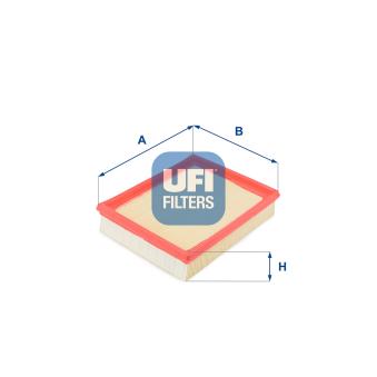Filtre à air UFI OEM 1444VS Filtre à air UFI OEM 1444VS