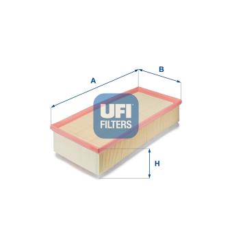Filtre à air UFI OEM SU001A0348 Filtre à air UFI OEM SU001A0348
