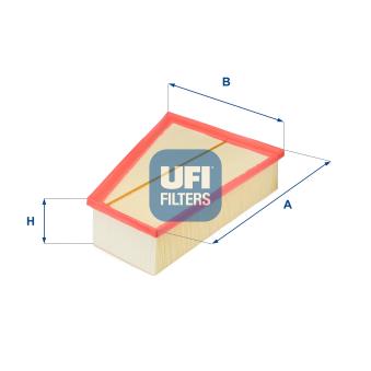 Filtre à air UFI OEM 1698684 Filtre à air UFI OEM 1698684