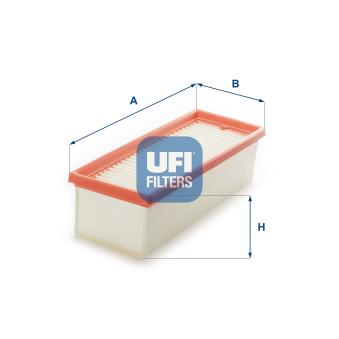 Filtre à air UFI OEM 8200985420 Filtre à air UFI OEM 8200985420