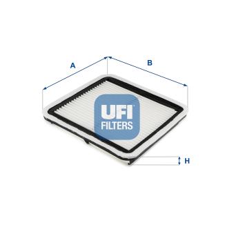 Filtre à air UFI OEM 16546AA120 Filtre à air UFI OEM 16546AA120