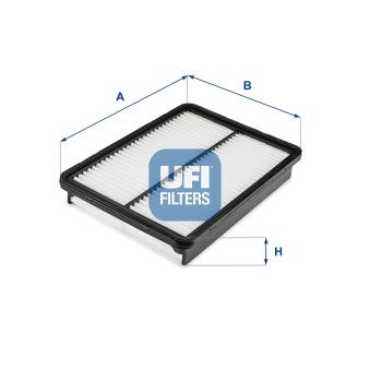 Filtre à air UFI 30.631.00 pour KIA SORENTO CRDi - 197cv