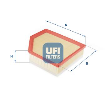 Filtre à air UFI 30.686.00 pour VOLVO S80 3.2 AWD - 243cv