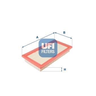 Filtre à air UFI OEM 1444N5