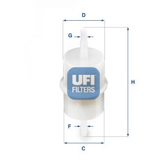 Filtre à carburant UFI OEM 95534485