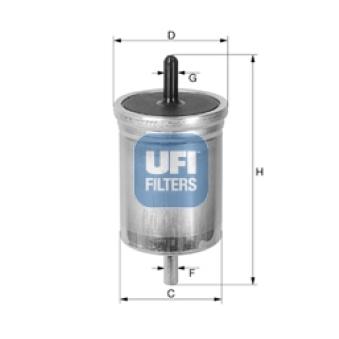 Filtre à carburant UFI OEM 9142658