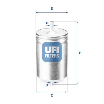 Filtre à carburant UFI OEM 0024772701 Filtre à carburant UFI OEM 0024772701