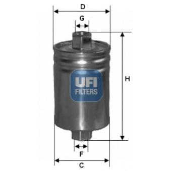 Filtre à carburant UFI OEM 25121150