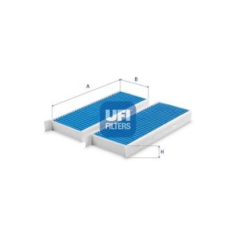 Filtre, air de l'habitacle UFI OEM 1612920480