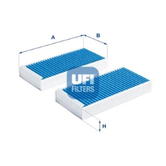 Filtre, air de l'habitacle UFI OEM 64316835405