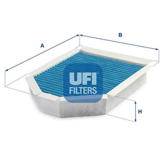 Filtre, air de l'habitacle UFI 34.377.00