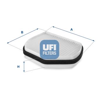 Filtre, air de l'habitacle UFI OEM 2028300018