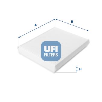Filtre, air de l'habitacle UFI OEM PA1905