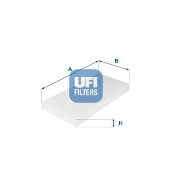 Filtre, air de l'habitacle UFI OEM 6808601