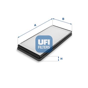 Filtre, air de l'habitacle UFI OEM 9018300018