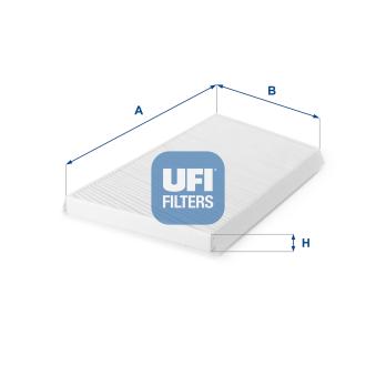 Filtre, air de l'habitacle UFI OEM A2038300118