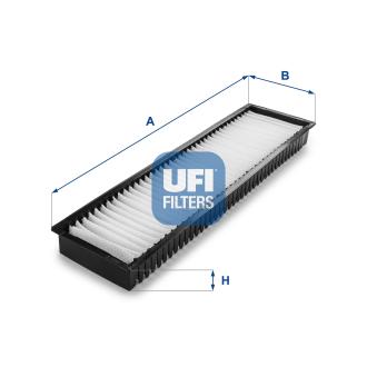 Filtre, air de l'habitacle UFI OEM 64316930351