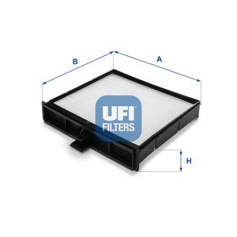 Filtre, air de l'habitacle UFI OEM 272772435R