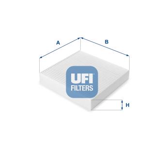 Filtre, air de l'habitacle UFI OEM 08975B4000100 Filtre, air de l'habitacle UFI OEM 08975B4000100