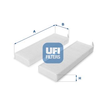 Filtre, air de l'habitacle UFI OEM 6447XF