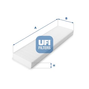 Filtre, air de l'habitacle UFI OEM 64319127515 Filtre, air de l'habitacle UFI OEM 64319127515