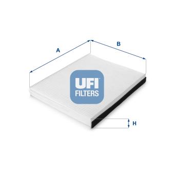 Filtre, air de l'habitacle UFI OEM 7H0819631 Filtre, air de l'habitacle UFI OEM 7H0819631