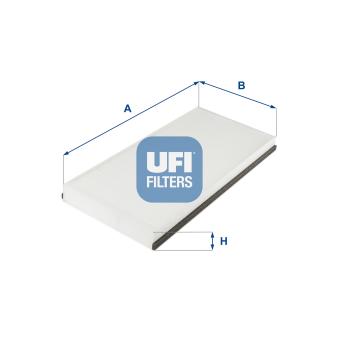 Filtre, air de l'habitacle UFI OEM 1698300118