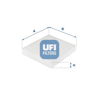 Filtre, air de l'habitacle UFI OEM 72880FE000